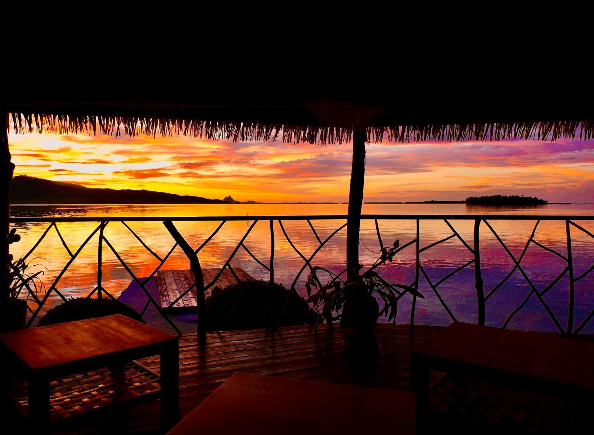 Eden Private Island Tahaa Hotel Patio  Ngoại thất bức ảnh