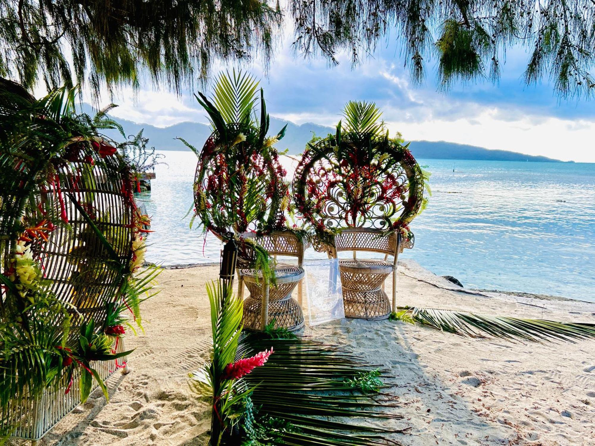 Eden Private Island Tahaa Hotel Patio  Ngoại thất bức ảnh