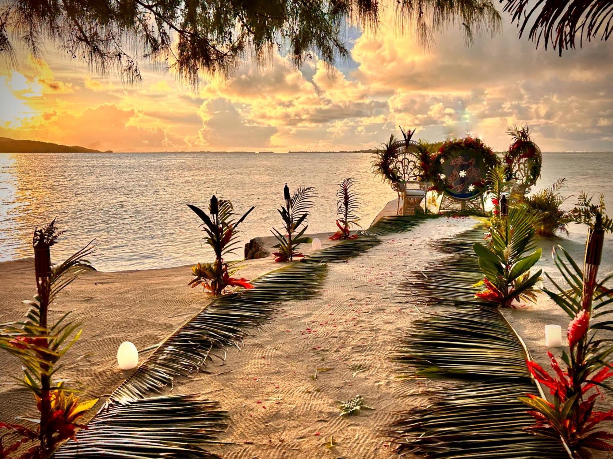 Eden Private Island Tahaa Hotel Patio  Ngoại thất bức ảnh